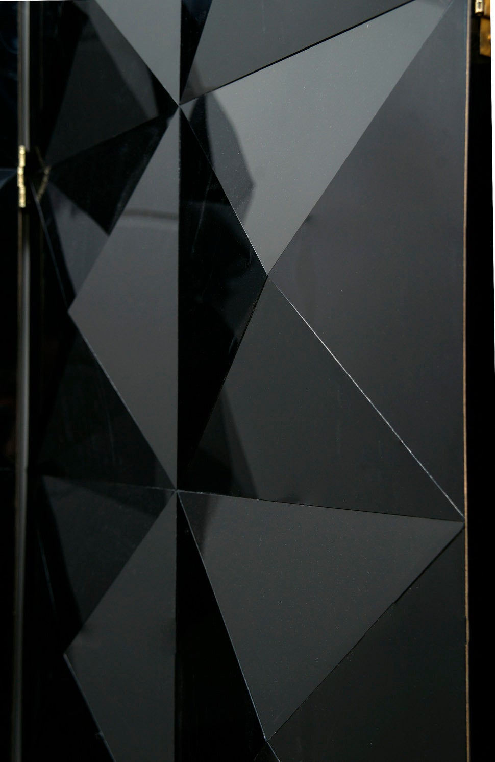 Four Folded Black Perspex Screen at 1stdibs