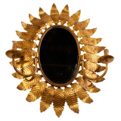 Antique French Gold Leaf Mirror Antique French Gold Leaf Mirror