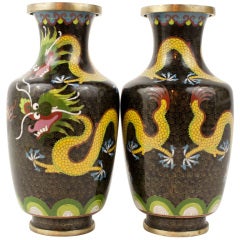 Vintage Cloisonne Vases
