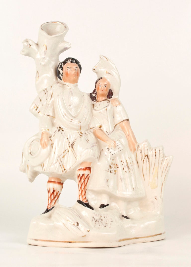 Burin and His Mary Staffordshire Spill Vase