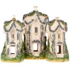 English Staffordshire Cottage Set