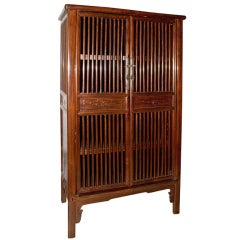 Antique Spindle Book Cabinet