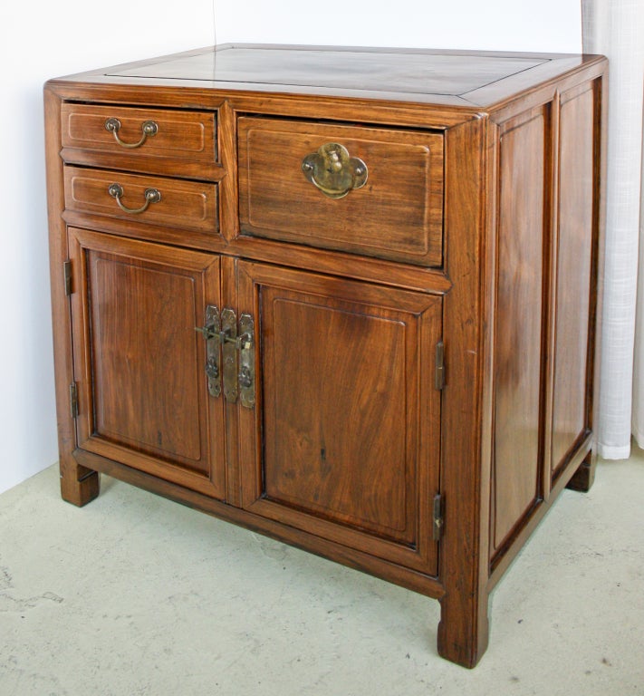 Antique Blackwood Side Cabinet