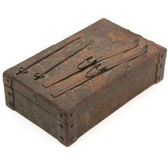 Chased Copper Ski Box