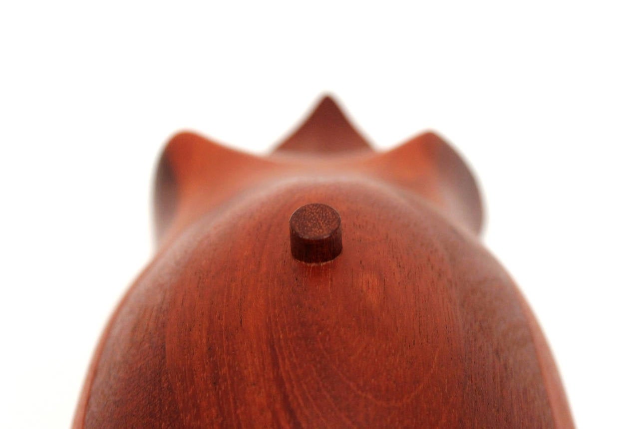 Walnut Deborah Bump Hippopotamus Jewelry Box