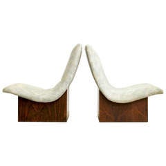 Pair of Slipper Chairs by Milo Baughman
