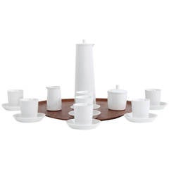 Axel Bruel Porcelain "Thermodan" Coffee Service for Eight