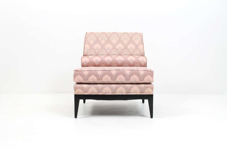 American Dunbar Style Slipper Lounge Chairs