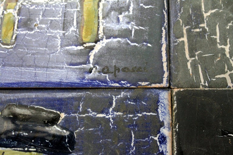 Italian Modernist Tile Table by Bruno Capacci. 3