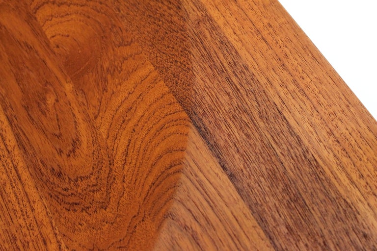Monumental Solid Teak Catch-All Bowl at 1stdibs