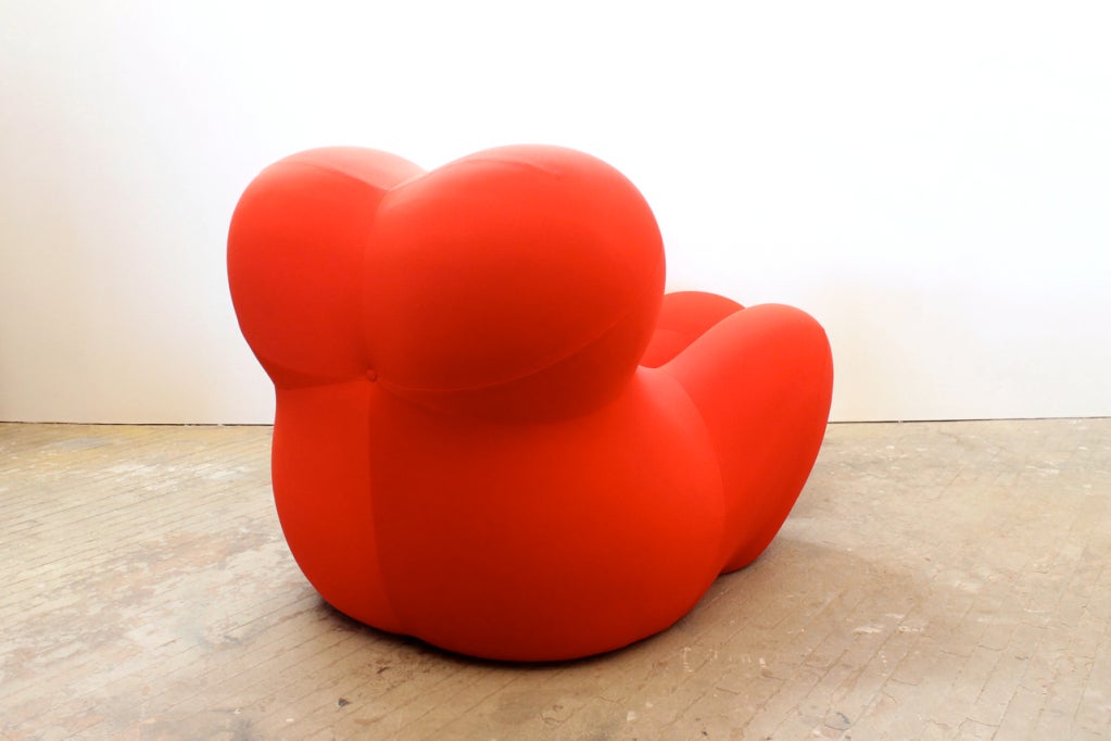 Italian Up Series Chair and Ottoman by Gaetano Pesce