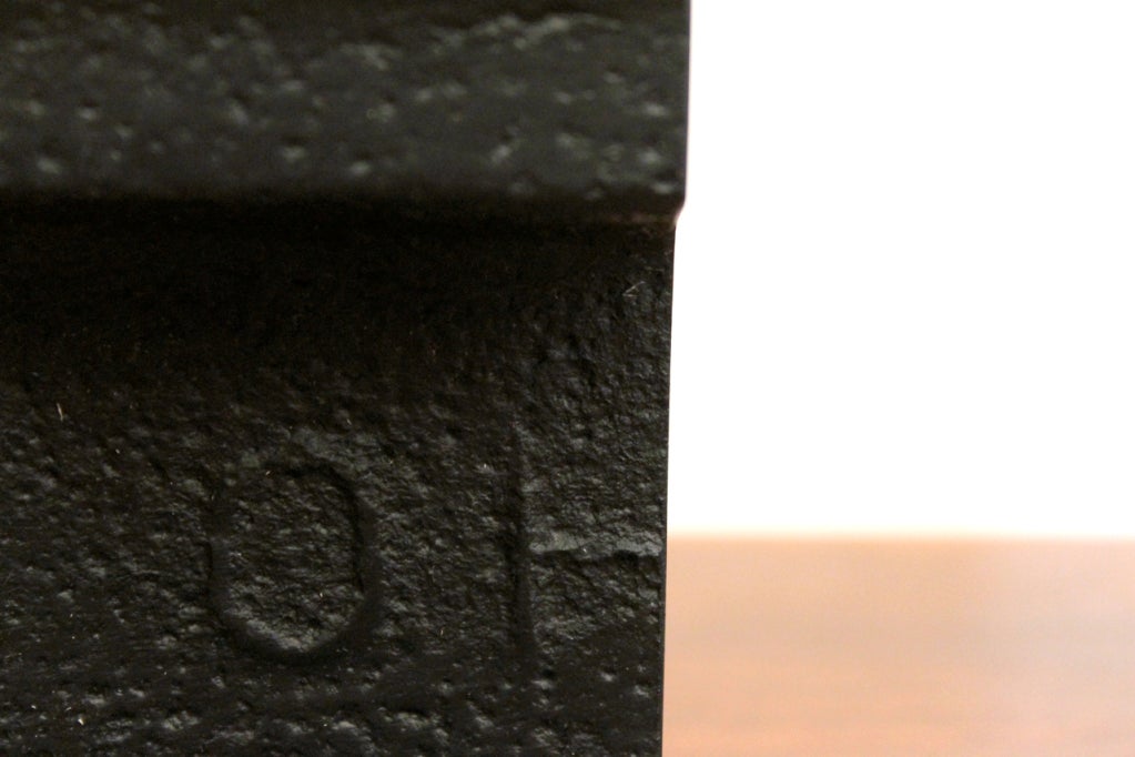 Steel Pair of Railroad Rail Bookends