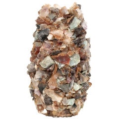 Rock Quartz & Crystal Table Lamp / Manner of Carole Stupell