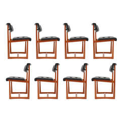 Set of 8 Danish Teak Dining Chairs