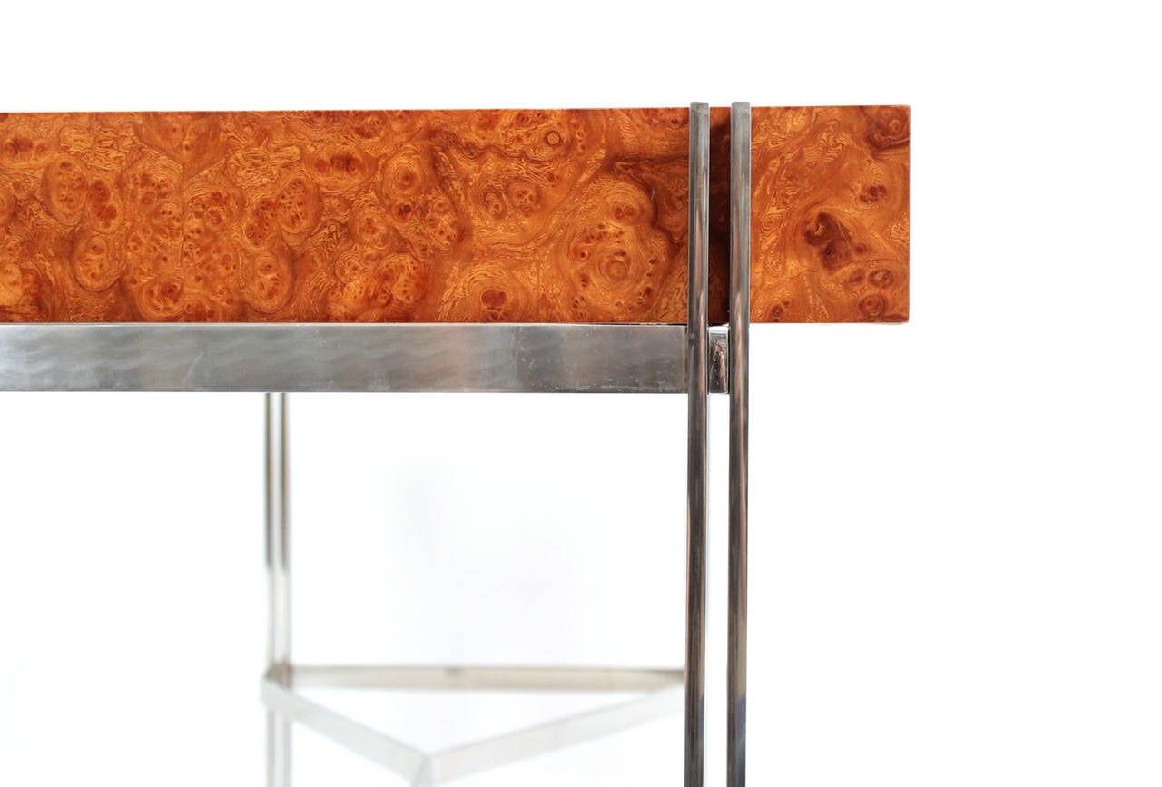 Pace Collection Burl Writing Desk by Leon Rosen 4