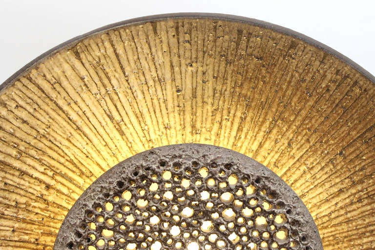Danish Ceramic Light Sculpture by Sejer