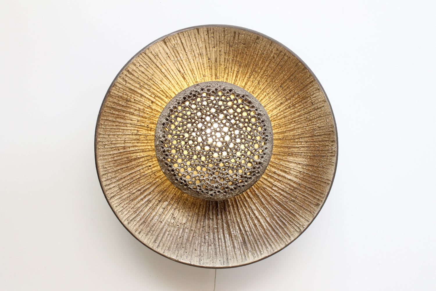 Ceramic Light Sculpture by Sejer