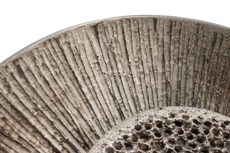 Mid-20th Century Ceramic Light Sculpture by Sejer