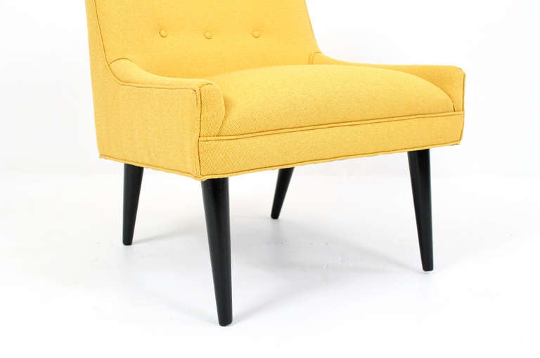 Pair of Slipper Lounge Chairs by Harvey Probber at 1stdibs