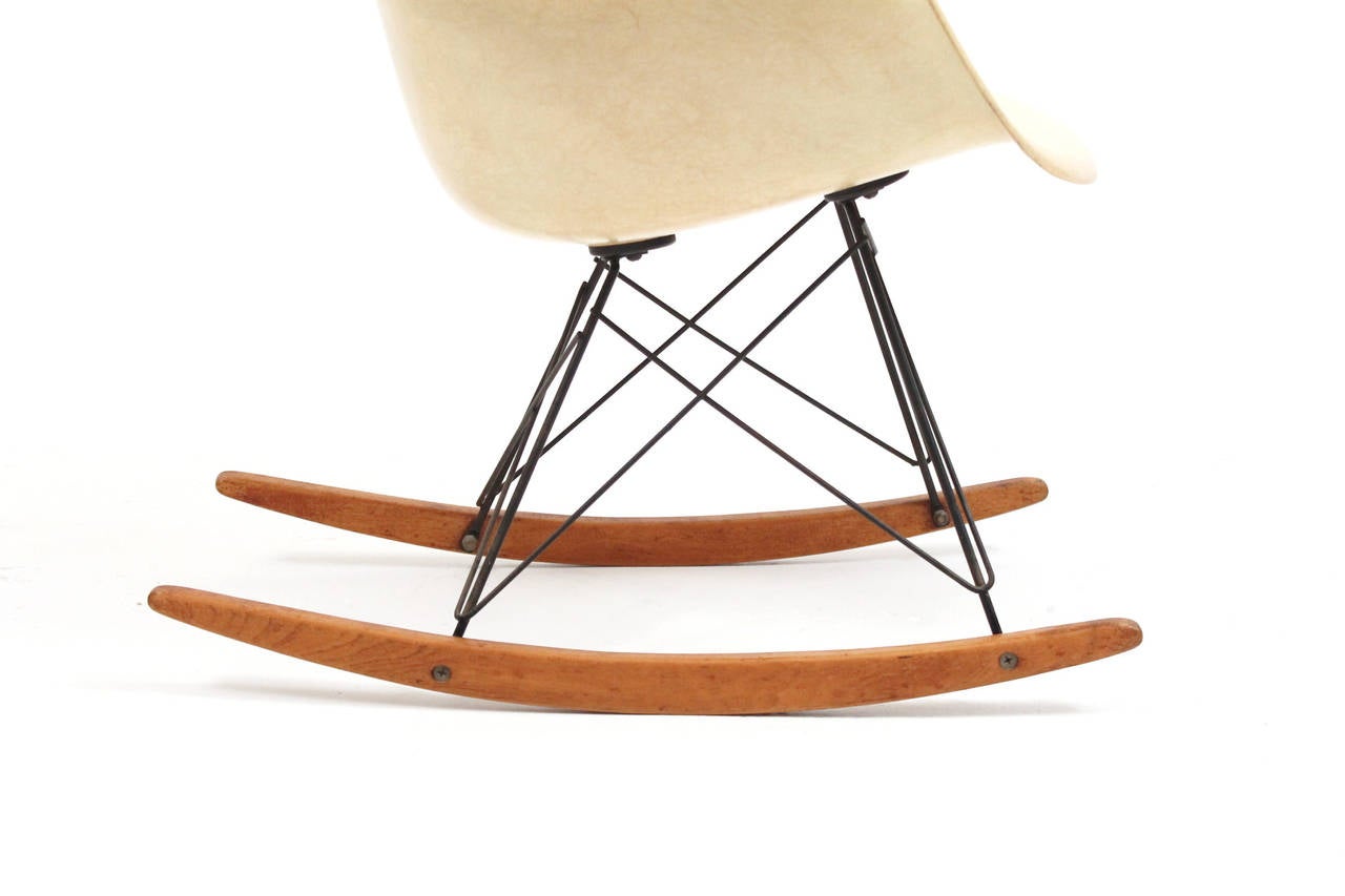 Birch Herman Miller Eames Zenith RAR Rocking Chair