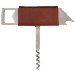 Leather Corkscrew by Carl Aubock