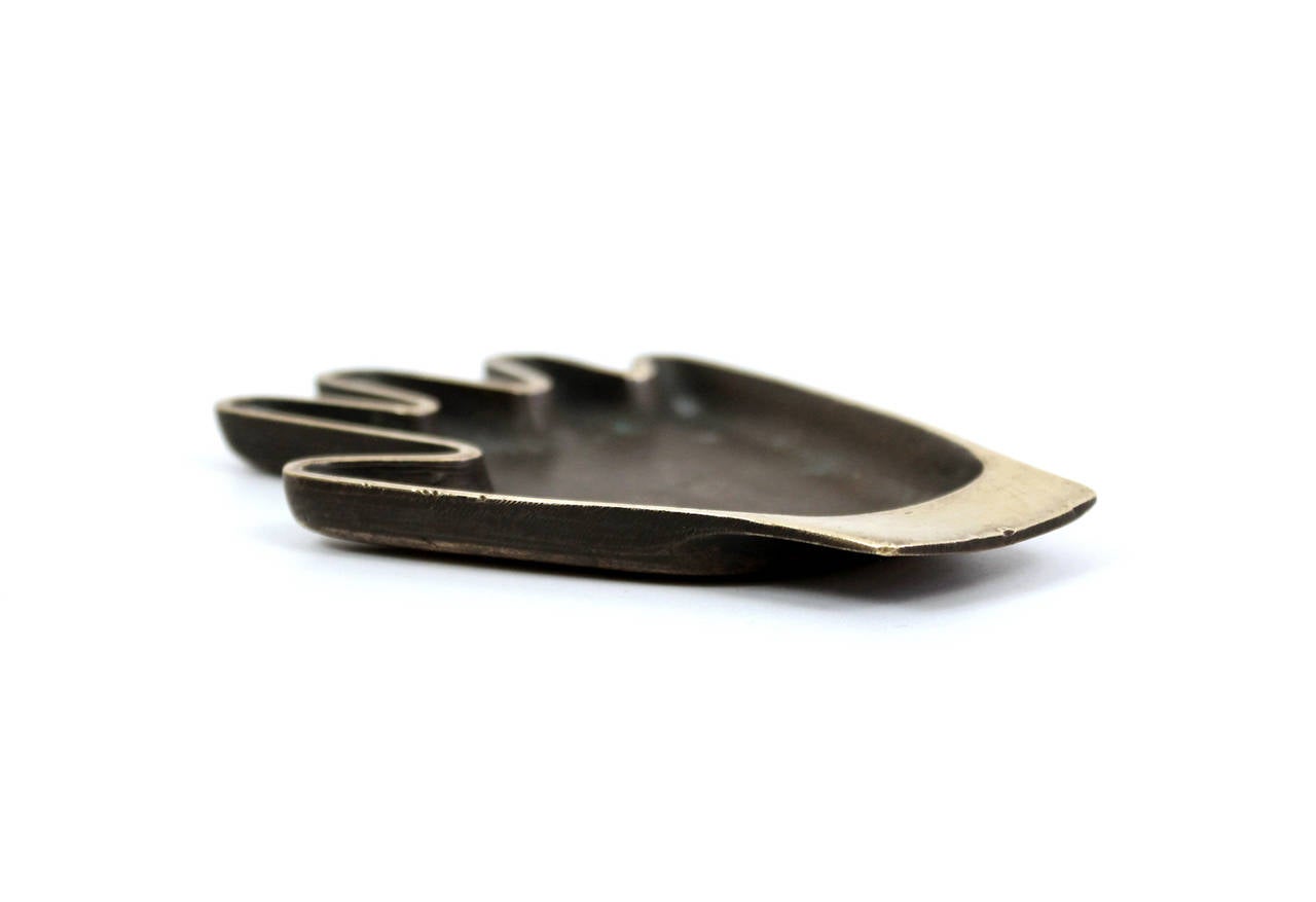 Mid-20th Century Hand Shaped Tray by Hagenauer Werkstätte