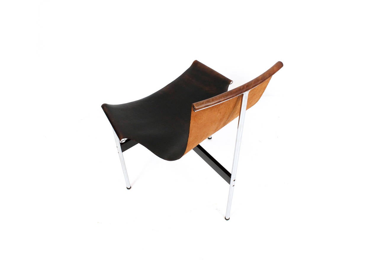 Leather T-Chair by Katavolos, Littell & Kelley for Laverne International 1