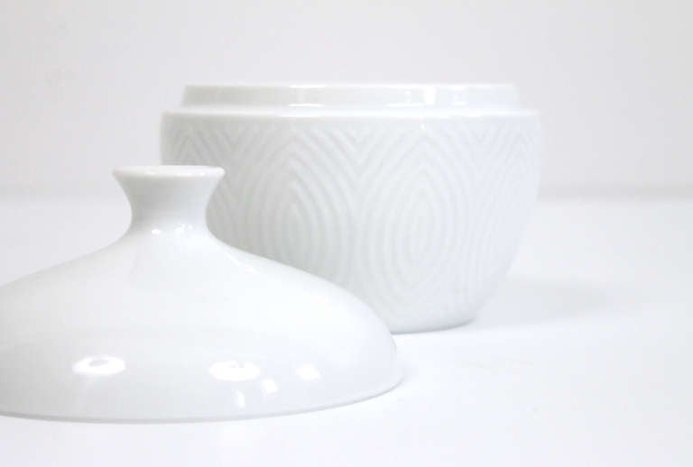 Axel Salto Royal Copenhagen Porcelain Creamer and Sugar 1
