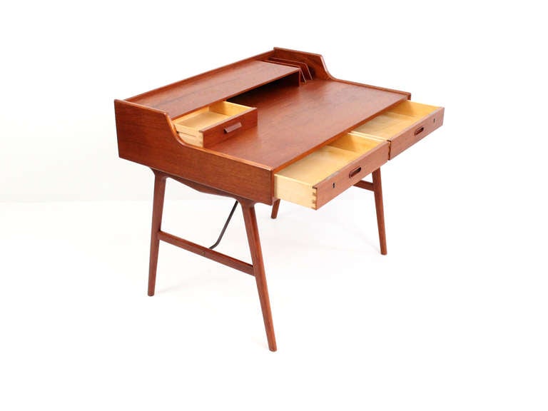 Teak Writing Desk by Arne Wahl Iversen 2