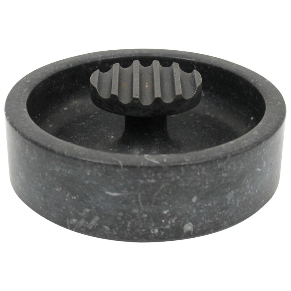 Italian Black Marble Catch All Bowl