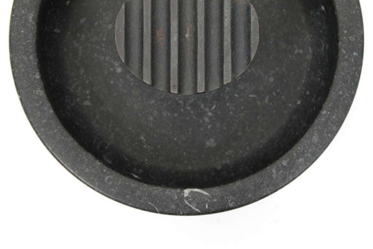 Italian Black Marble Catch All Bowl 2