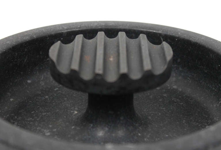 Italian Black Marble Catch All Bowl 1