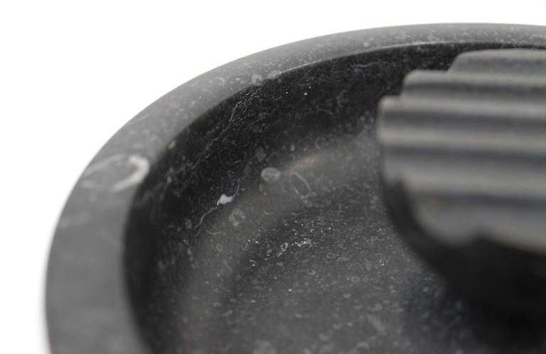 Italian Black Marble Catch All Bowl 3