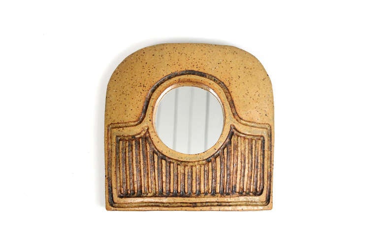 Collection of Studio Pottery Mirrors by Michael Cohen