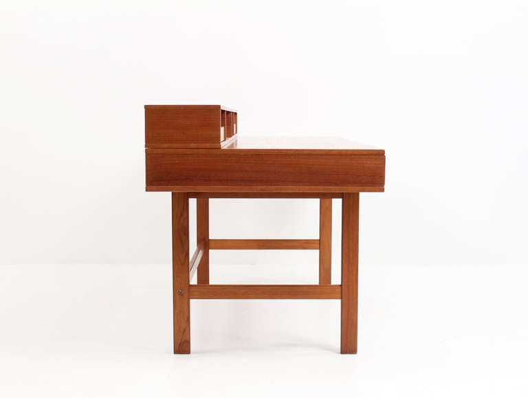 Danish Teak Flip-Top Desk by Peter Lovig Nielsen