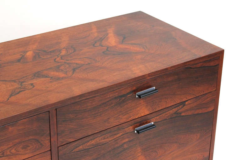 Mid-20th Century Harvey Probber Rosewood Nine Drawer Dresser