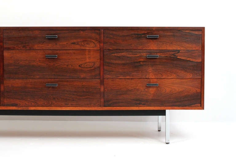 American Harvey Probber Rosewood Nine Drawer Dresser