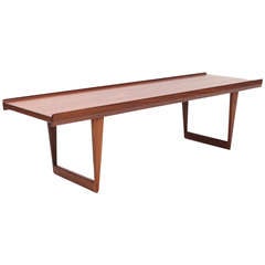 Teak Danish Coffee Table or Bench by Lovig