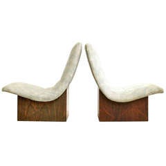 Pair of Slipper Chairs by Milo Baughman