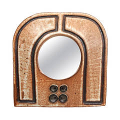 Michael Cohen Studio Pottery Mirror