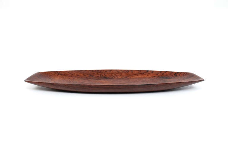 Three Brazilian-Carved Rosewood Bowls 4