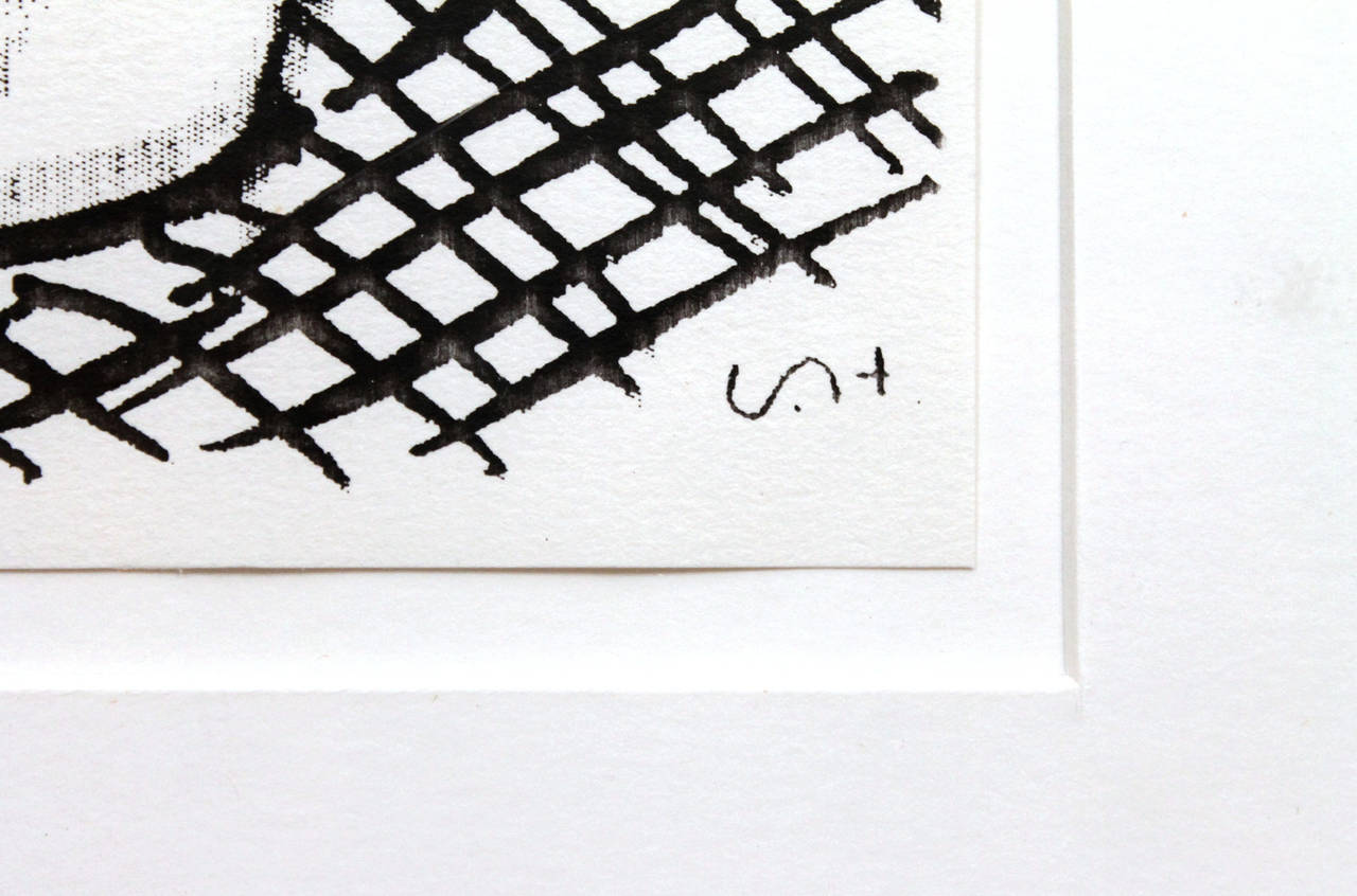 David Hockney Fax Drawing, circa 1988, 