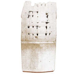 Slab Constructed Stoneware Vase