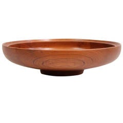 Henning Koppel for Georg Jensen Teak Centerpiece Bowl