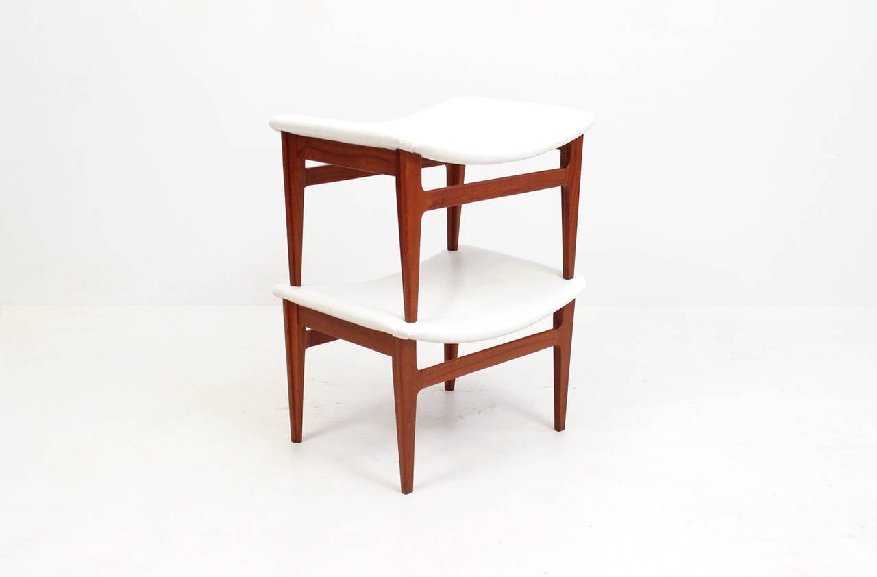 Danish Pair of Teak Ottomans by Finn Juhl