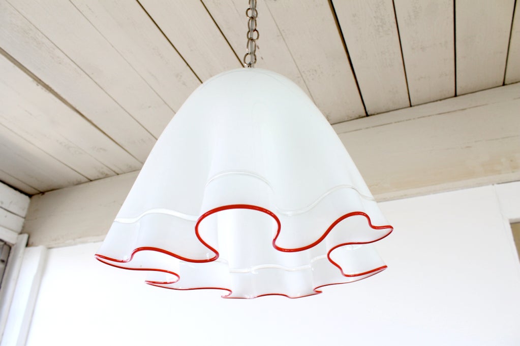 Murano Handkerchief Style Pendant