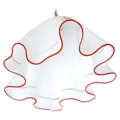 Murano Handkerchief Style Pendant