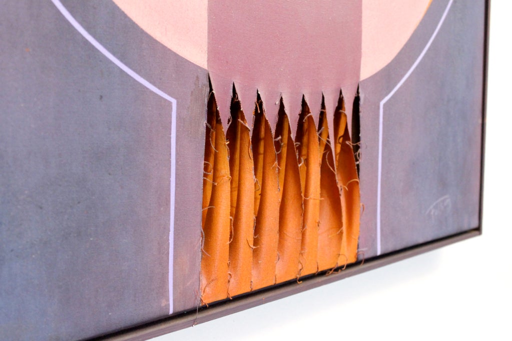 Janet Folsom Op Art Painting 