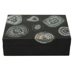 Casket with Inlaid Geodes