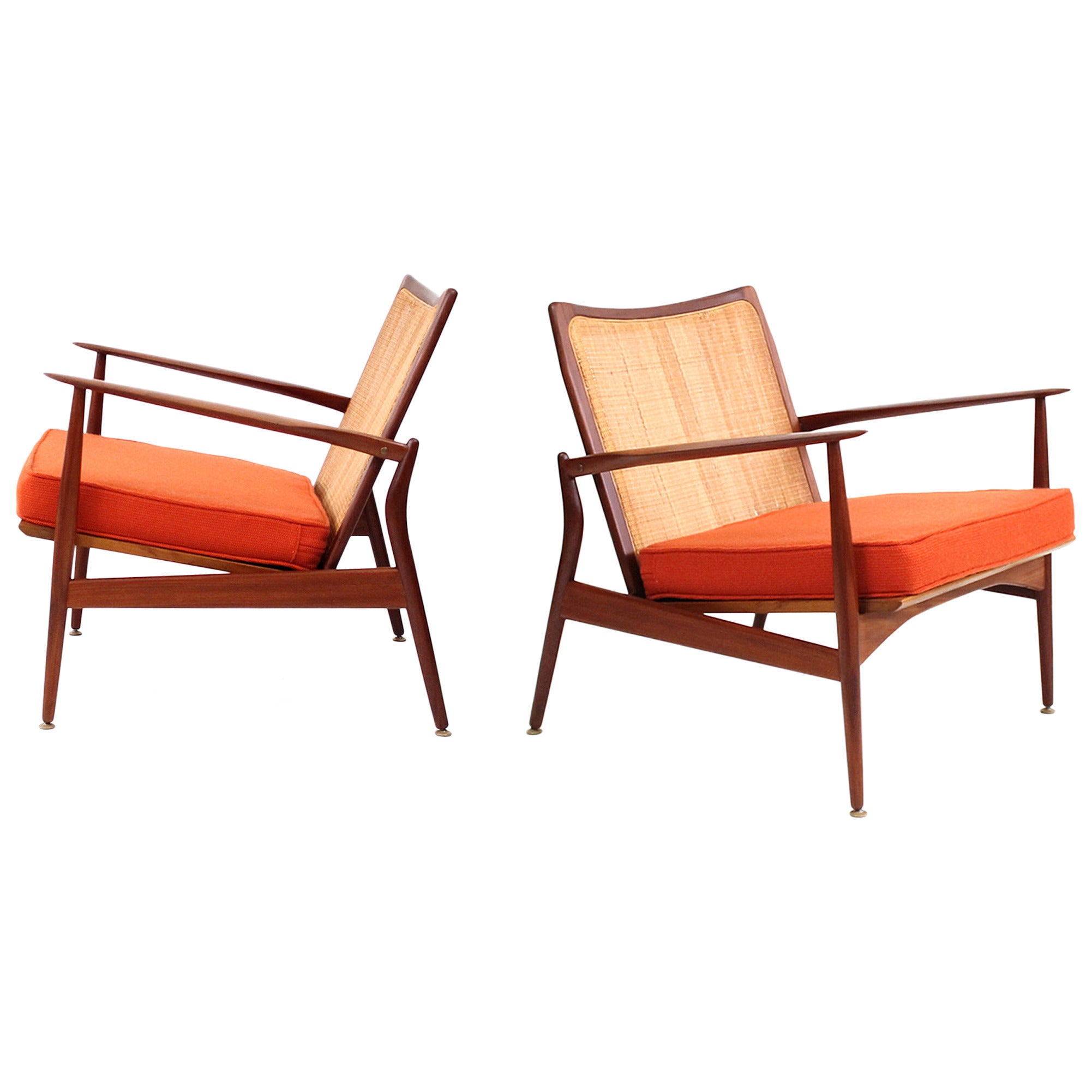 Ib Kofod-Larsen "Spear Arm" Chairs